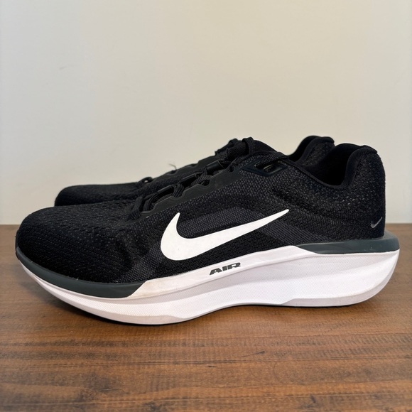 Nike Air Winflo 11 Road Running Shoes Men's Size 6.5 / Women 8 Black FQ8937-001 - Picture 7 of 7